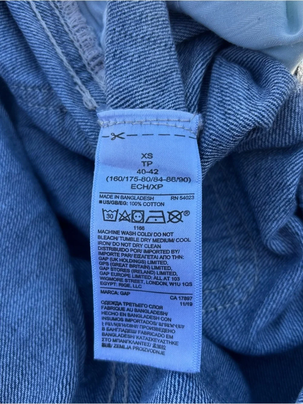 GAP Relaxed Denim Overalls | Size XS - Picture 11 of 11